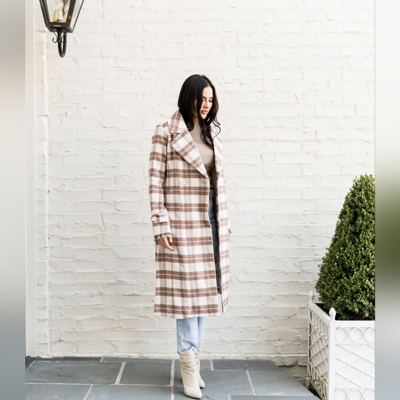 Rachel Parcell $198 Tailored Overcoat -NWT - Picture 2 of 8